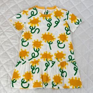 Stella McCartney Kids Floral Dress - Yellow and Green